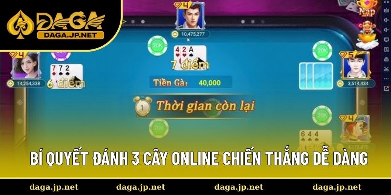 Chia sẻ các mẹo đánh 3 cây hiệu quả